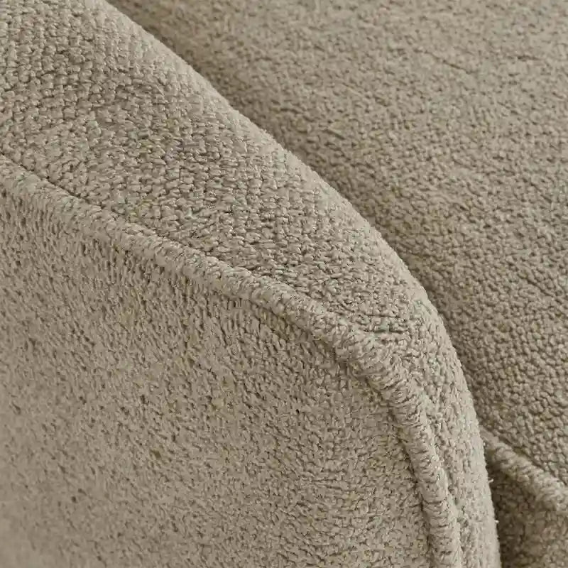 Fauteuil d'appoint capitonné Mid-Century avec housse de coussin amovible