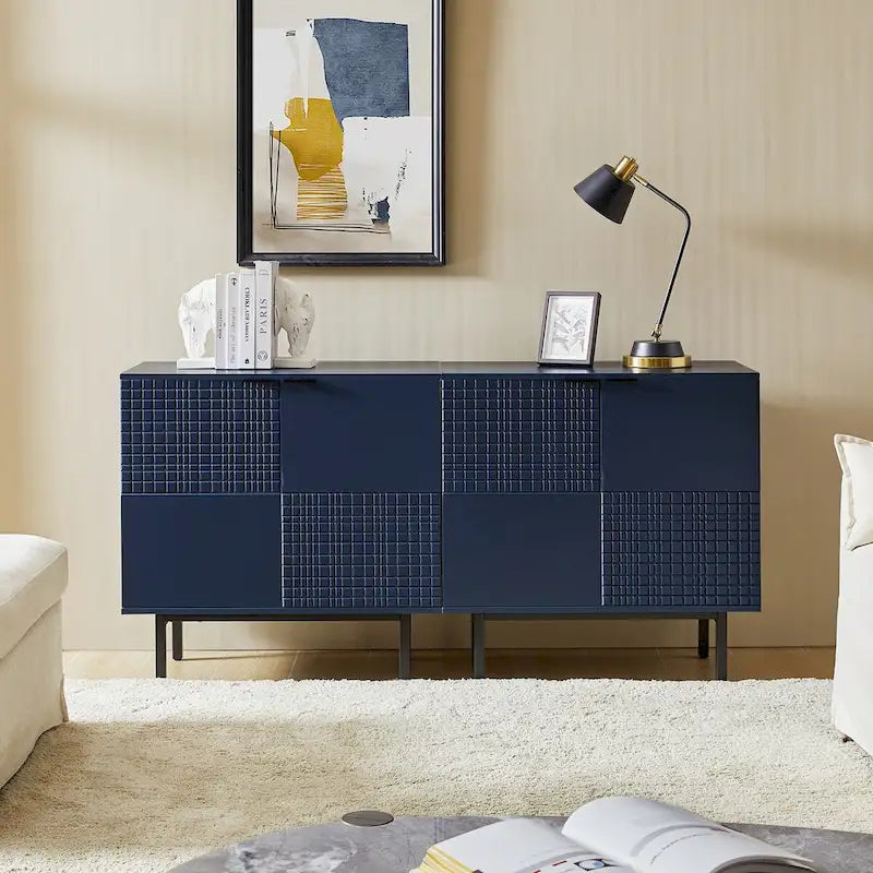 Arnold Moderne 30Tall Armoire d'appoint 2 portes avec pieds en métal (paquet de 2)