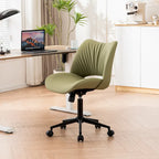 Chaise de bureau ergonomique sans accoudoirs avec roulettes