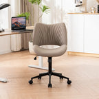 Chaise de bureau ergonomique sans accoudoirs avec roulettes