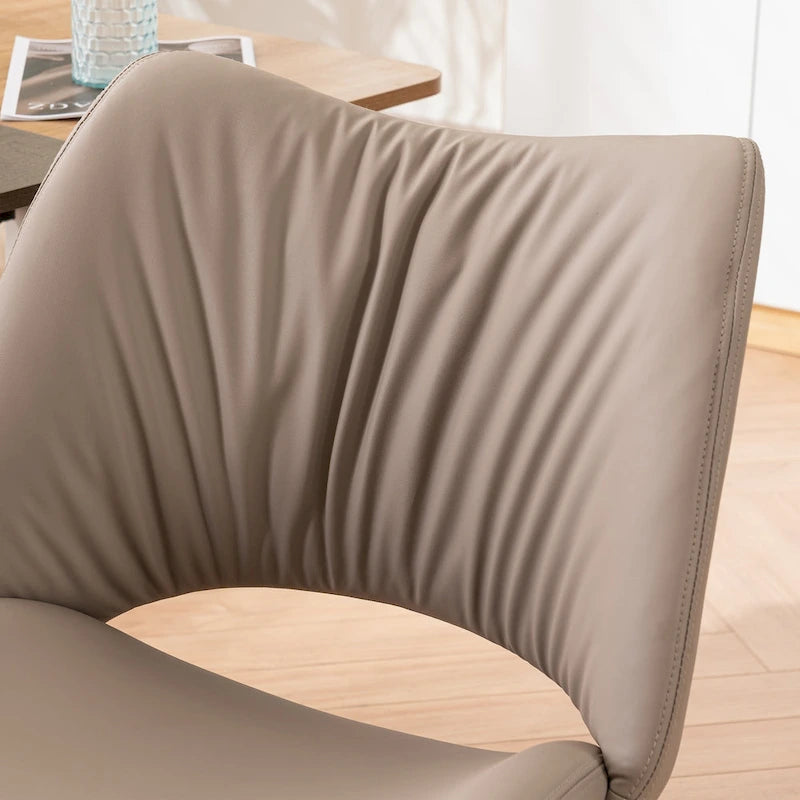 Chaise de bureau ergonomique sans accoudoirs avec roulettes