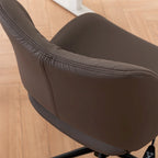 Chaise de bureau ergonomique sans accoudoirs avec roulettes