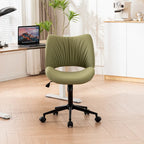Chaise de bureau ergonomique sans accoudoirs avec roulettes
