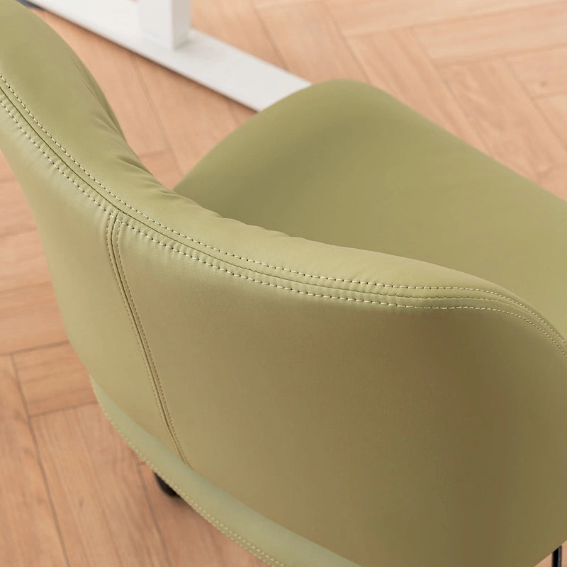 Chaise de bureau ergonomique sans accoudoirs avec roulettes