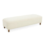 Banc Ottoman Naci en bouclé moderne