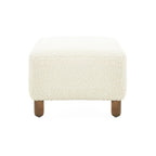 Banc Ottoman Naci en bouclé moderne