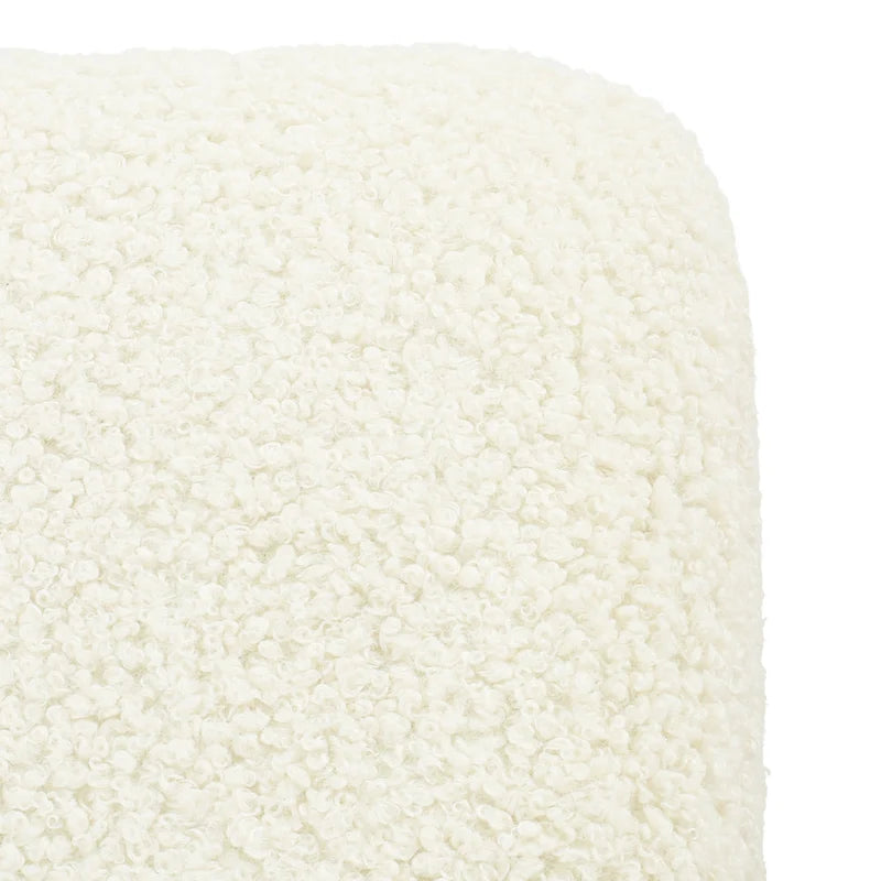 Banc Ottoman Naci en bouclé moderne
