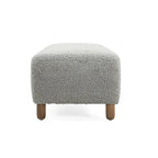 Banc Ottoman Naci en bouclé moderne