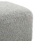 Banc Ottoman Naci en bouclé moderne