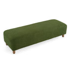 Banc Ottoman Naci en bouclé moderne