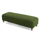 Banc Ottoman Naci en bouclé moderne