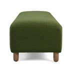 Banc Ottoman Naci en bouclé moderne