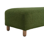 Banc Ottoman Naci en bouclé moderne