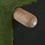 Banc Ottoman Naci en bouclé moderne